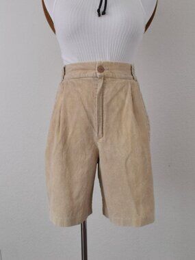 IMPERFECT Vintage 1990s Corduroy High-Waisted Shorts by Fundamental Things | 24-